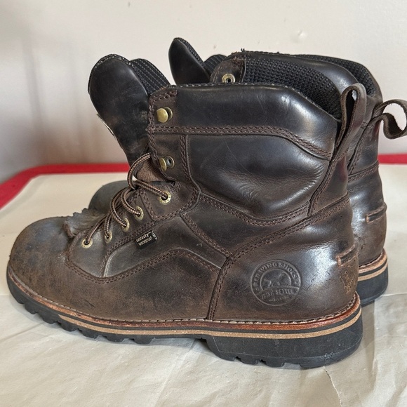 Men\'s Brown Leather Work Boots main image 6